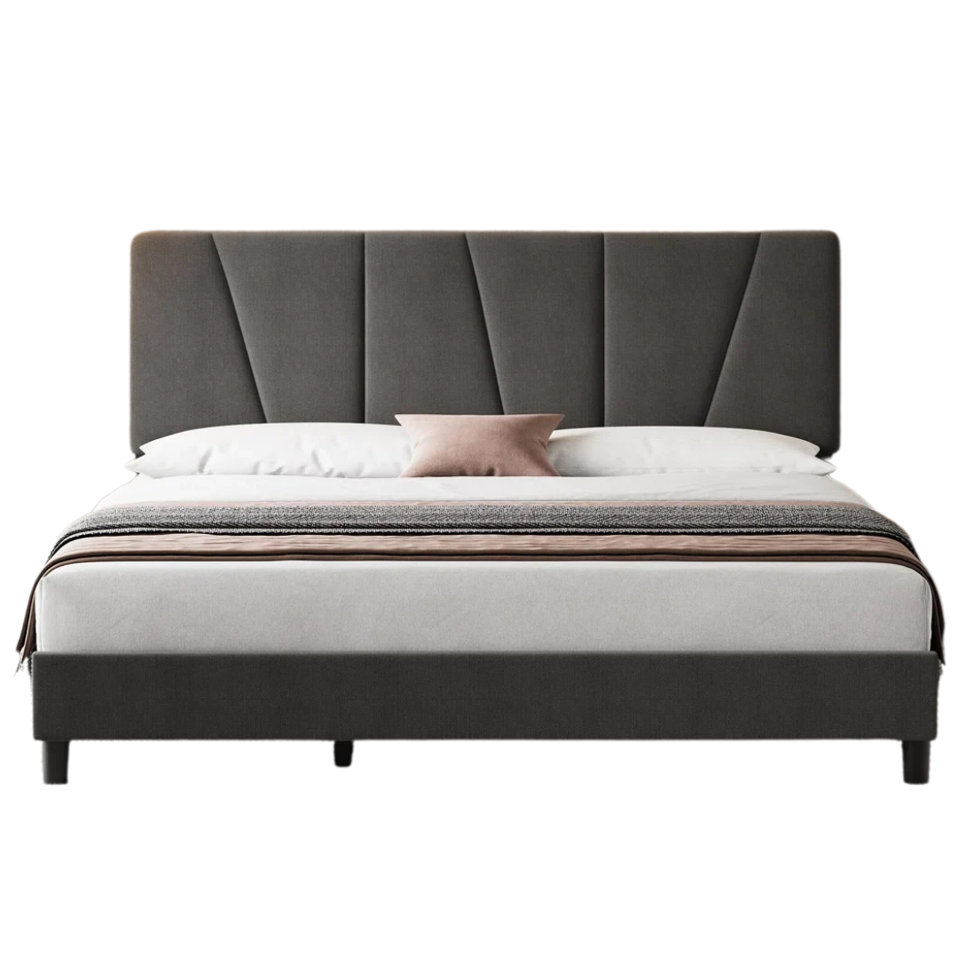 Ebern Designs Bed Frame With Adjustable Headboard