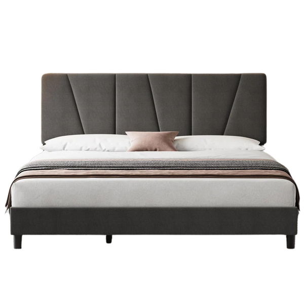 Ebern Designs Bed Frame With Adjustable Headboard