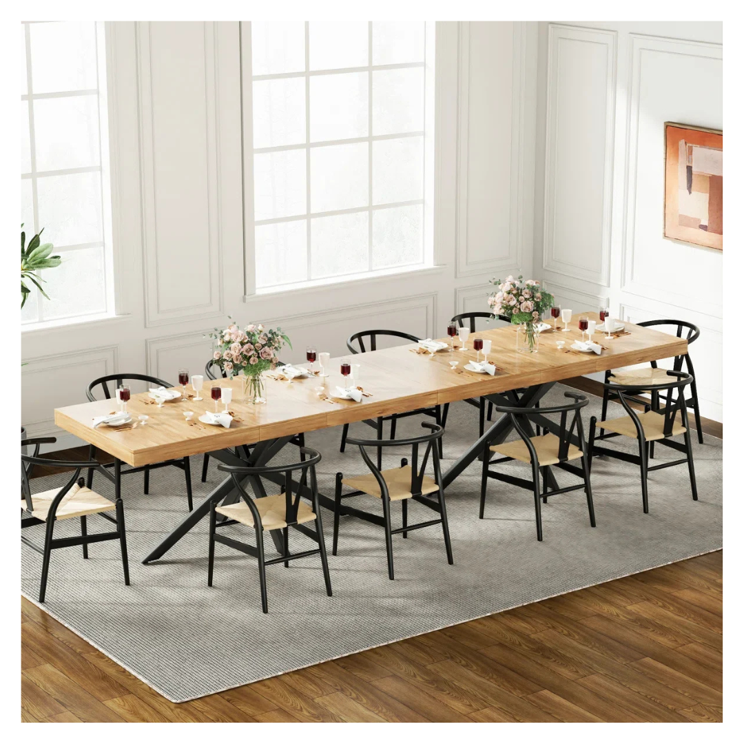Orren Ellis Averni Extendable Dining Table With Storage Box
