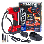 Bullseye Pro 150 PSI Portable Tire Inflator With Pressure Gauge