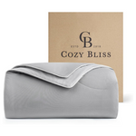 Cozy Bliss Dual-Sided Twin Size Ultra-Soft Cooling Comforter