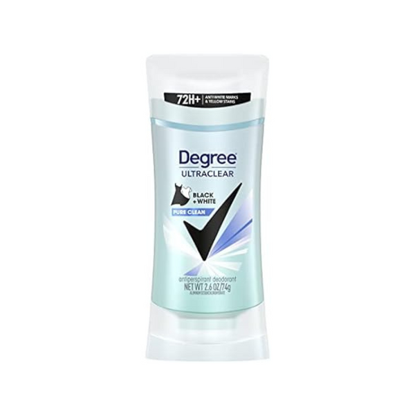 2.6-Oz Degree Women's Antiperspirant Stains Pure Clean Deodorant
