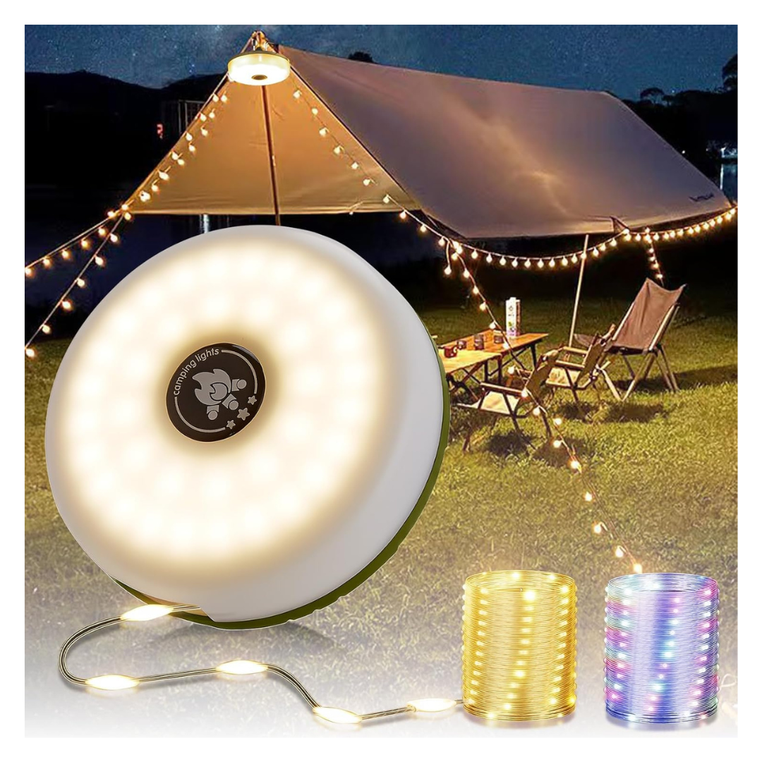 4-in-1 32.8ft Portable Waterproof Camping String Lights