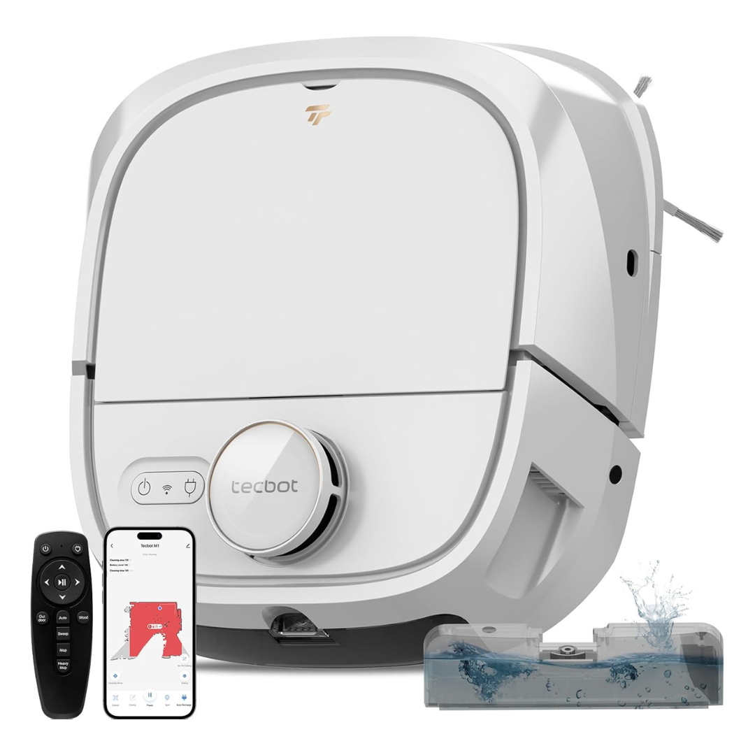 TECBOT M1 Pro LiDAR Robotic Vacuum And Mop