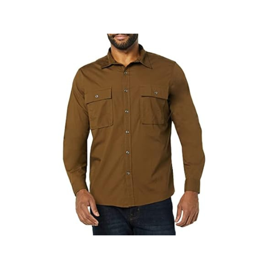 Amazon Essentials Men's Slim-Fit Two-Pocket Utility Shirt