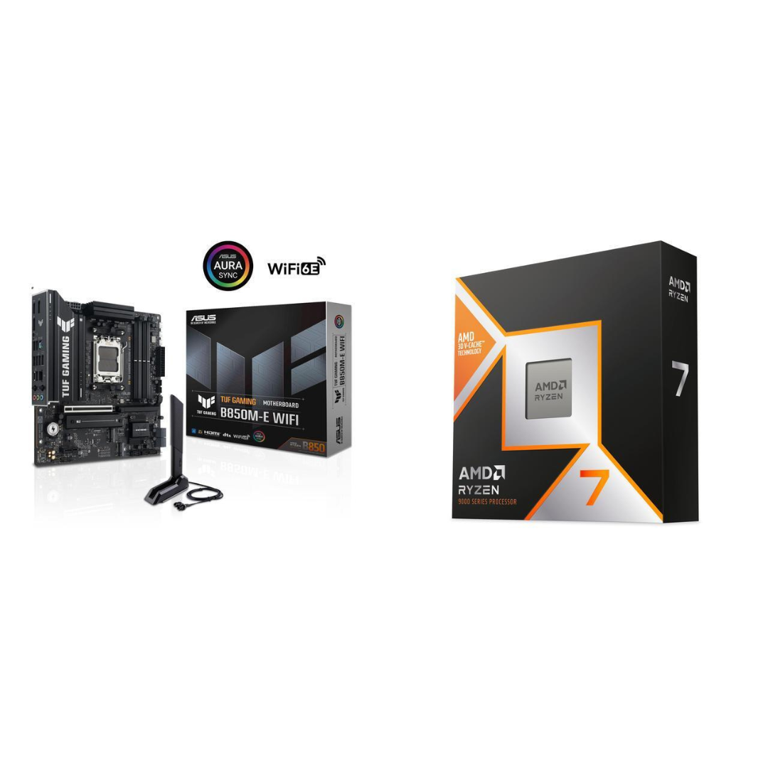 AMD Ryzen 7 9800X3D 8-Core 16-Thread Radeon Graphics Desktop Processor Bundle