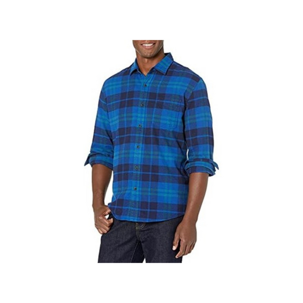 Amazon Essentials Men's Long-Sleeve Flannel Shirt