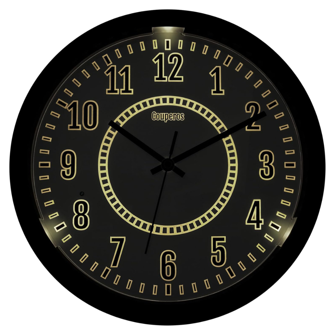Night Light LED Wall Clock