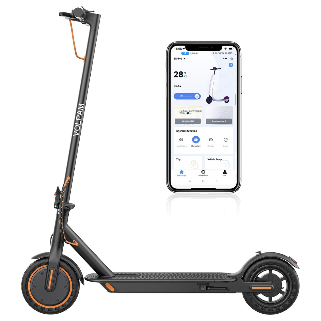 Adults 350W Motor Electric 8.5" 28 Miles Range Foldable Scooter