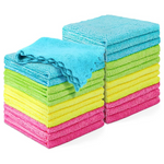 24-Pack Homexcel Microfiber 11" x 9" Reusable Cleaning Cloths