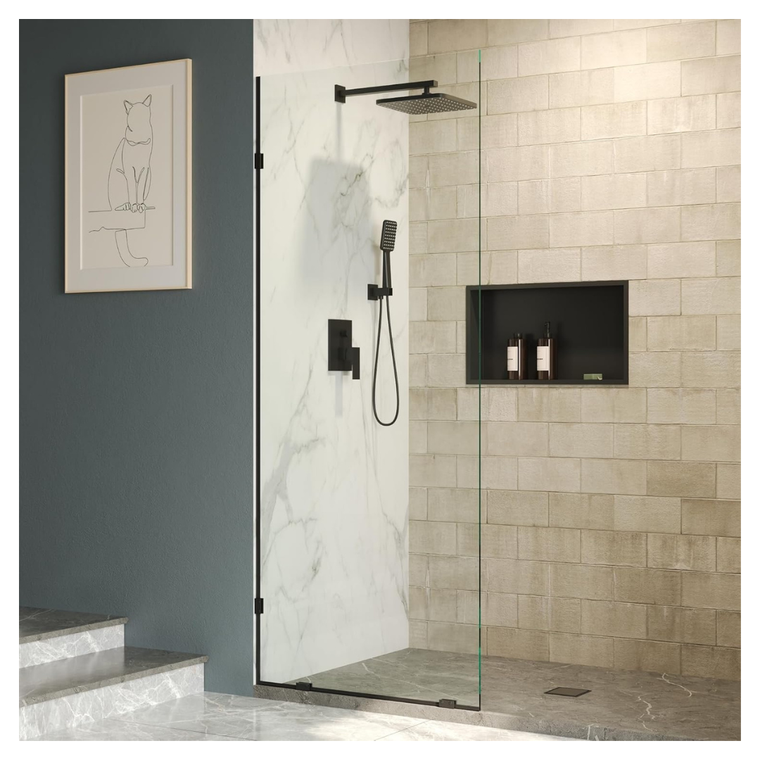 DeerValley 32" x 78" Fixed Glass 10mm Thick Shower Panel
