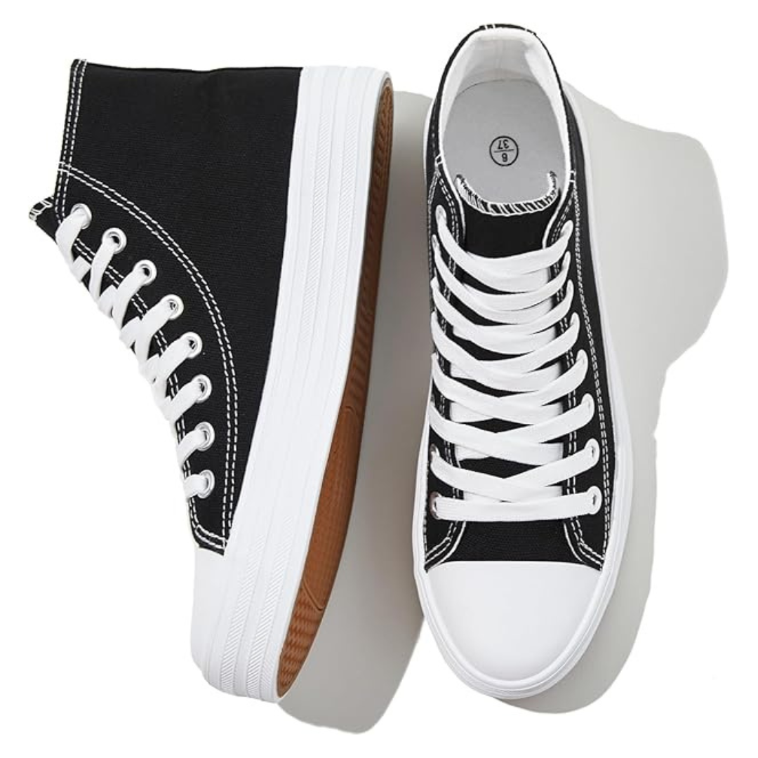 Women's Fashion High Top Canvas Sneakers
