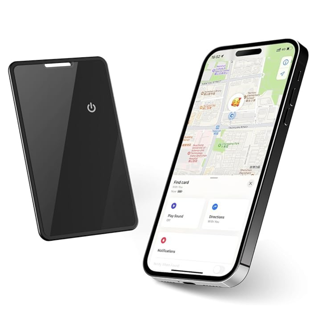 Rechargeable Wallet Tracker Card & GPS Item Finder for iOS