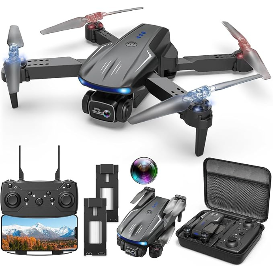 Naseto Foldable Mini Drone with 1080P Camera and 2 Batteries