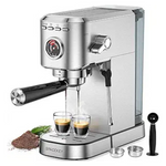 Spacekey 1350W 20 Bar Espresso Machine with Milk Frother