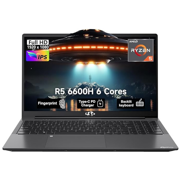 NIMO N153 15.6" FHD Gaming Laptop (Ryzen 5 6600H / 32GB RAM / 1TB SSD)
