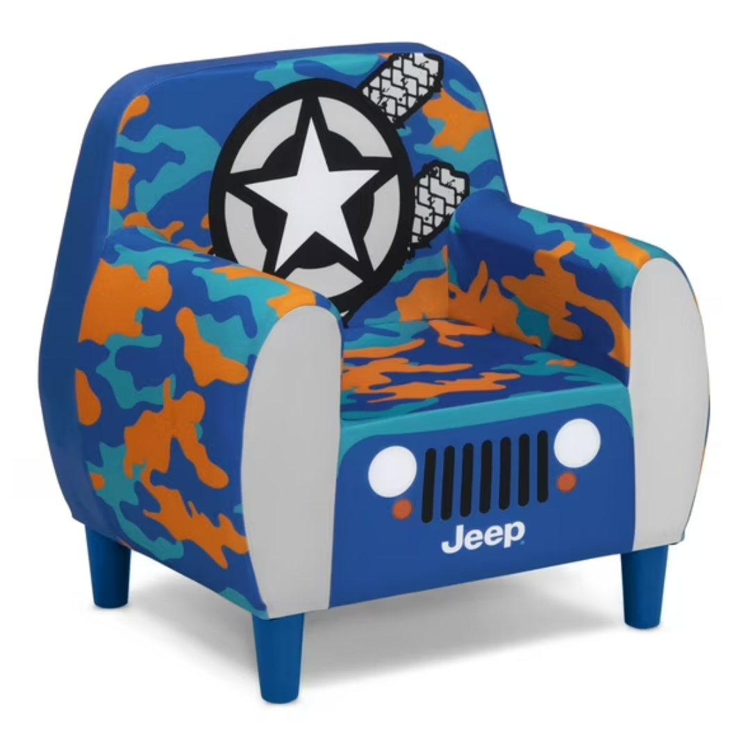 Delta Children Jeep Foam Chair with Arm Rest