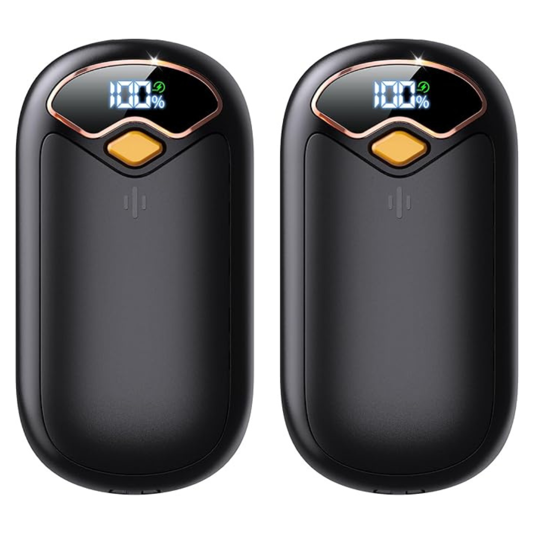 2-Pack U UZOPI Rechargeable Magnetic Hand Warmers with 4 Heat Levels