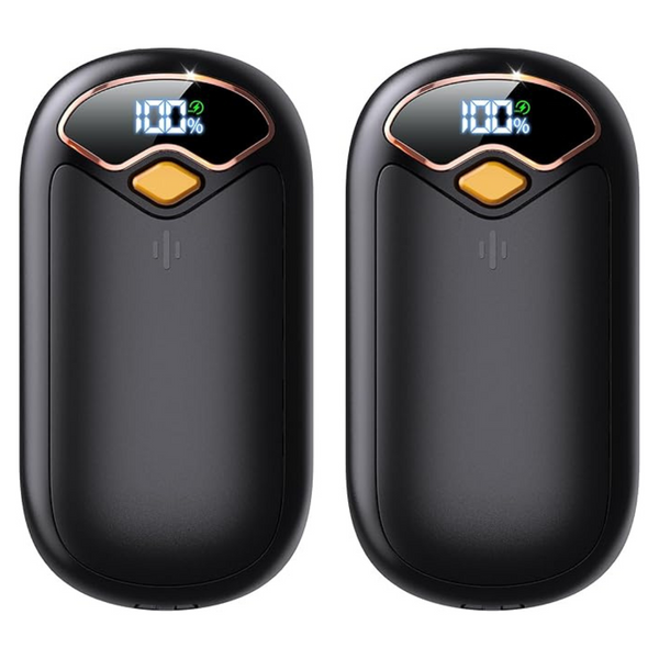 2-Pack U UZOPI Rechargeable Magnetic Hand Warmers with 4 Heat Levels