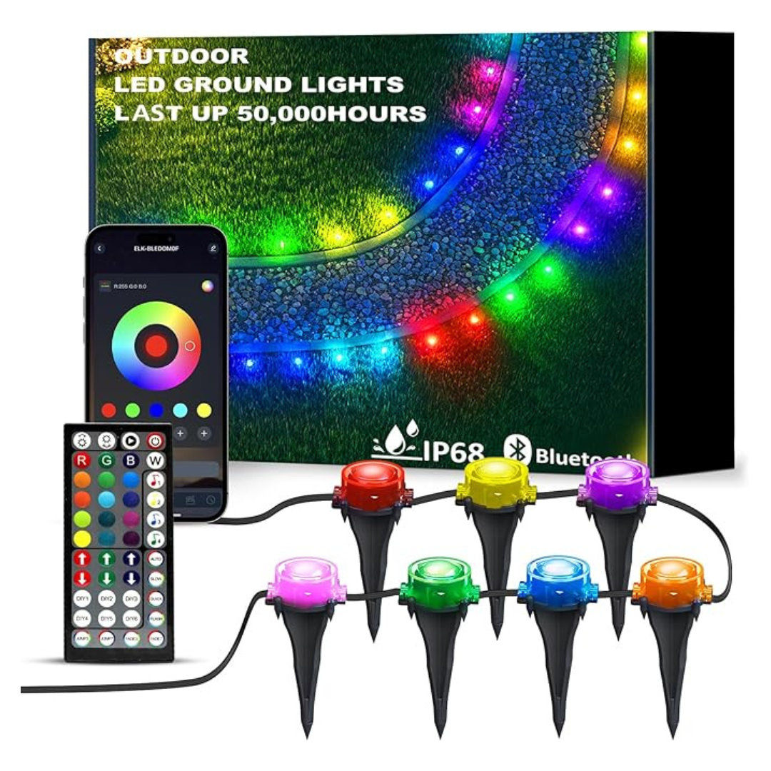 100ft Outdoor Smart Music Sync Color Changing RGB Lights
