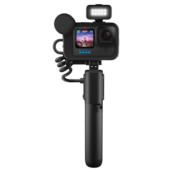 GoPro HERO12 Black Creator Edition – Includes HERO12 Black , Volta (Battery Grip, Tripod, Remote), Media Mod, Light Mod, Enduro Battery, And Carrying Case