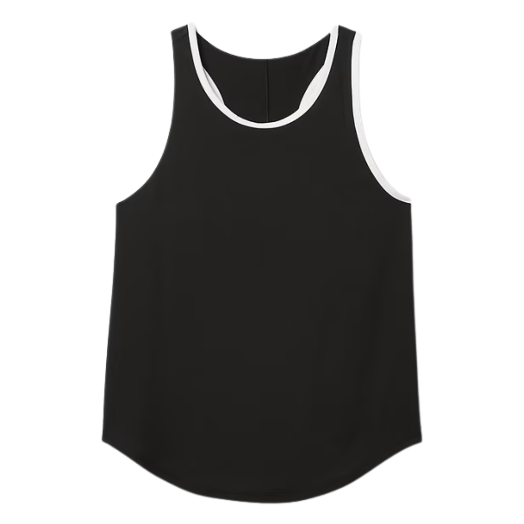 Gap Factory Women's GapFit Brushed Jersey Ringer Tank Top