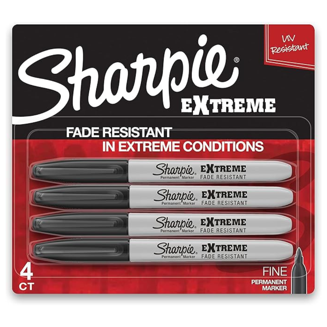 4-Count Sharpie Extreme Fine Tip Permanent Markers (Black)