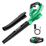 K I M O. 240 CFM 170 MPH Cordless Leaf Blower W/Battery & Charger