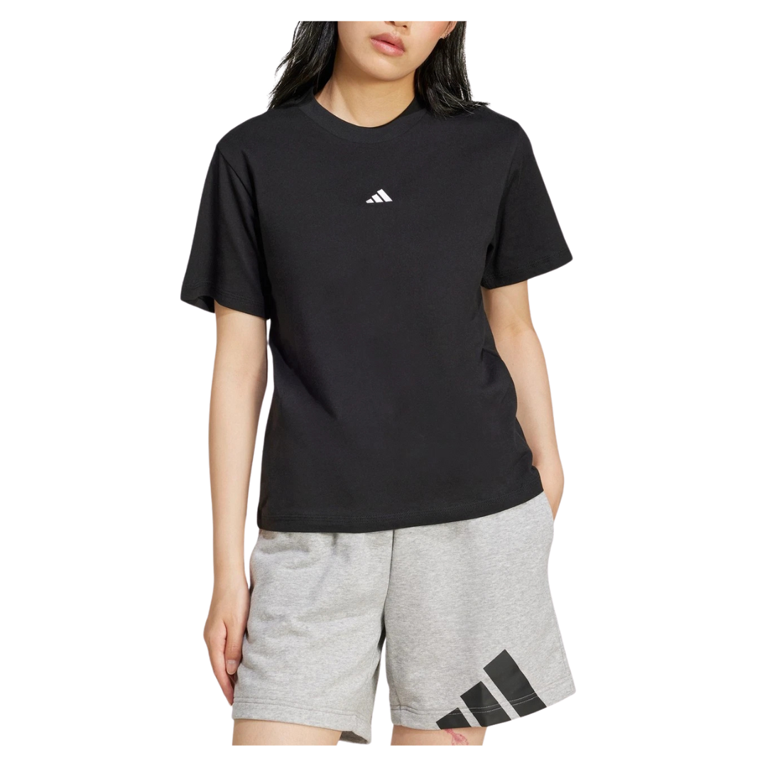 Adidas Women's Essentials Small Logo Cotton T-Shirt