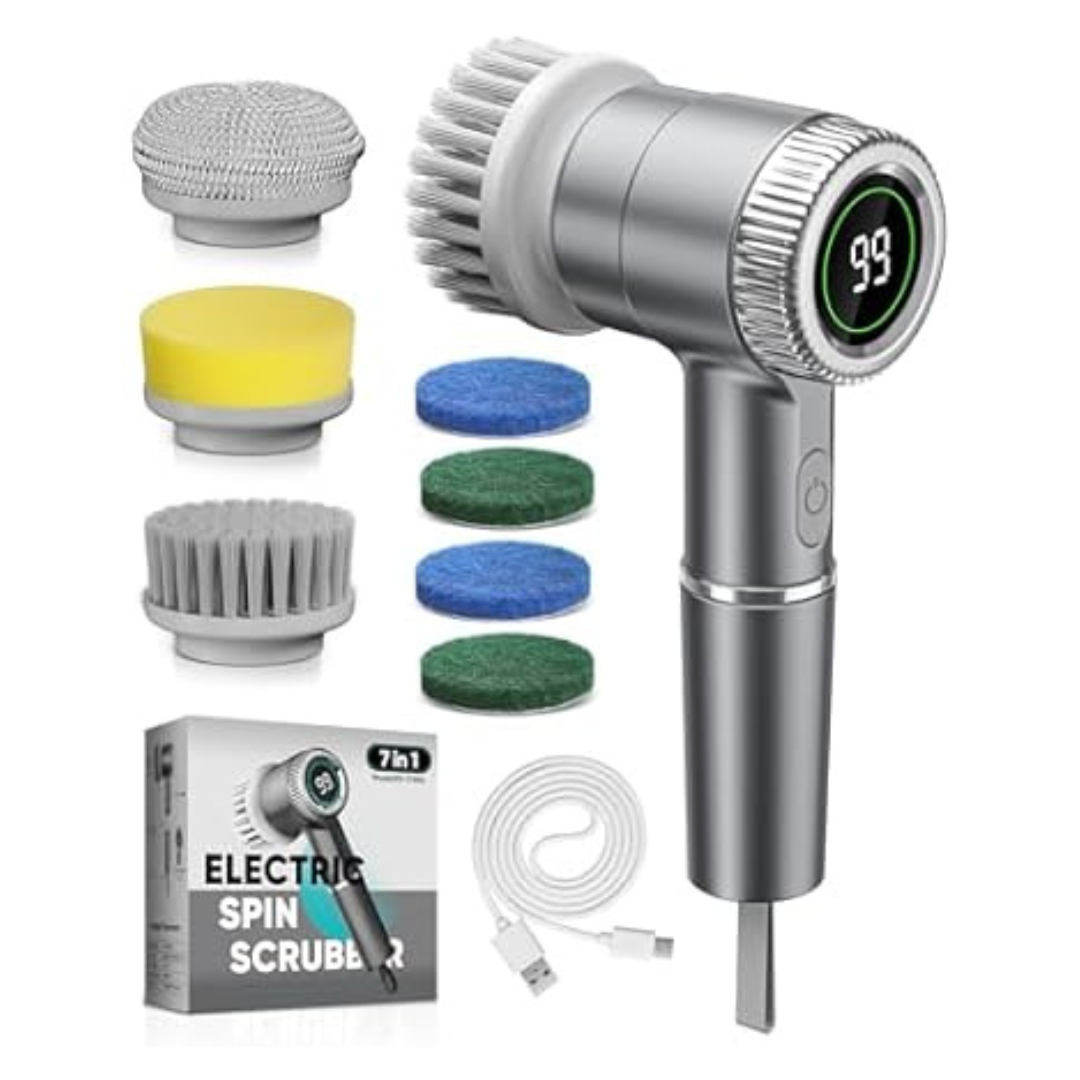 Cordless Electric Spin Scrubber