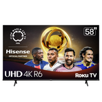 58" Hisense 58R6E3 R6 Series 4K UHD LED Roku Smart TV