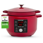 NutriChef 1500W 6-Quart 5-in-1 Electric Dutch Oven