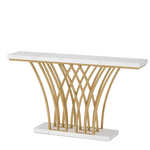 Tribesigns 59" Modern Gold Console Entryway Table