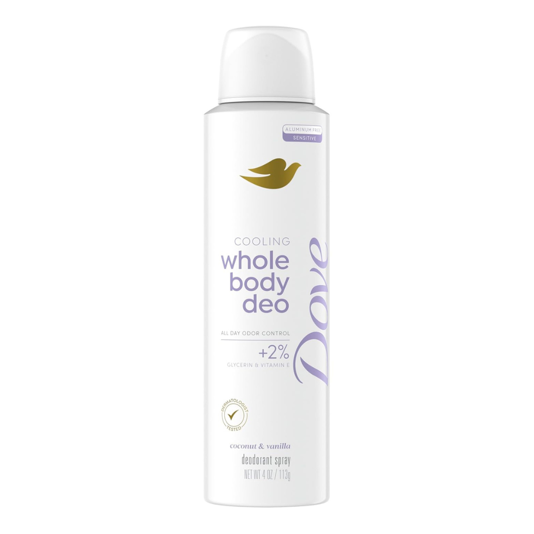 4-Oz Dove Whole Body Deo Aluminum Free Invisible Spray Deodorant