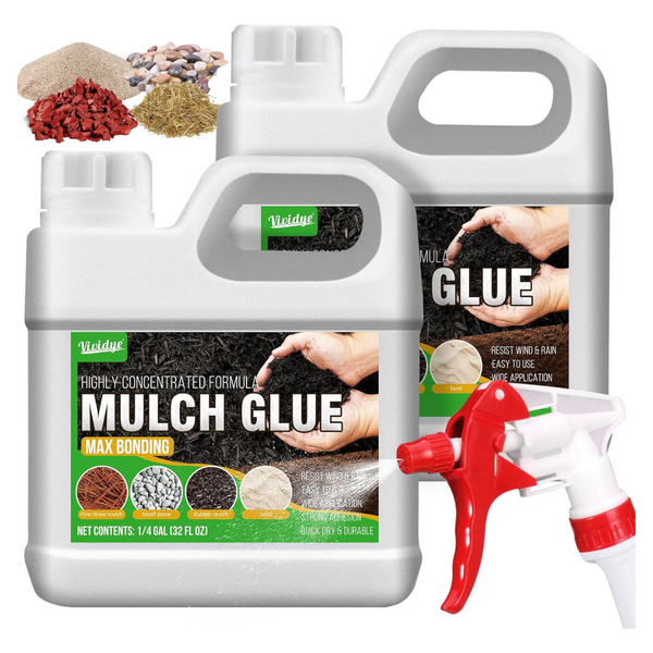 Mulch & Rock Glue Mulch Adhesive Pea Gravel Binder For Landscaping