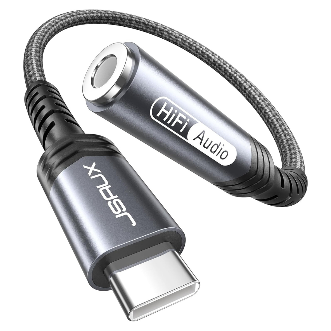 JSAUX USB Type C to 3.5mm Female Headphone Jack Adapter