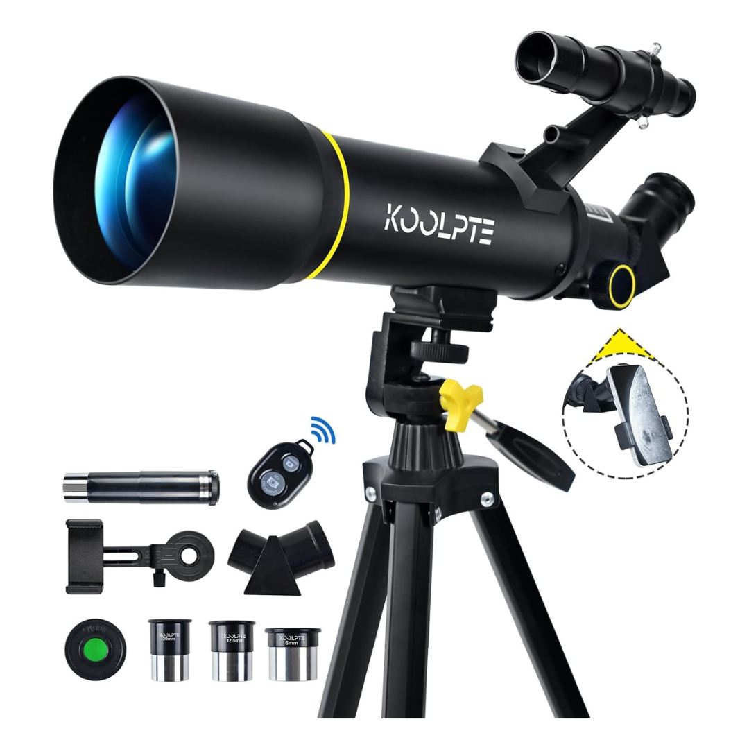 70mm Aperture 400mm AZ Mount Astronomical Refracting Telescopes (20x-200x)