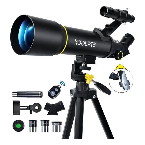 70mm Aperture 400mm AZ Mount Astronomical Refracting Telescopes (20x-200x)