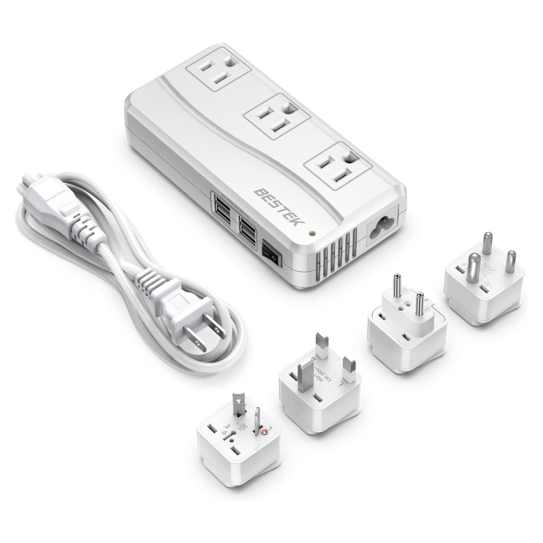 BESTEK Universal Travel Adapter With 4 USB Ports