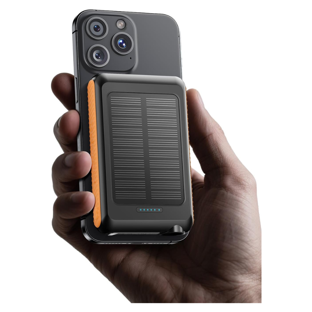5000mAh QC3.0 USB-C PD 20W Solar Portable Power Banks