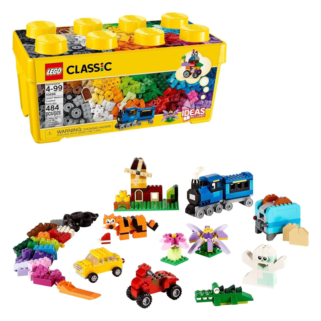 484-Piece LEGO Classic Medium Creative Brick Box 10696 Toys
