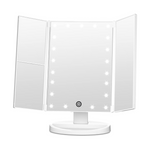 Fascinate Trifold 2X/3X Magnification Vanity Mirror With 21 LED Lights