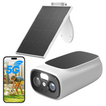 2K Solar Wireless Outdoor Security Camera With Night Vision