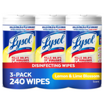 3-Pack 80 Count Lysol Disinfectant Wipes
