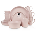 16-Piece Stone Lain Albie Stoneware Modern Dinnerware Set