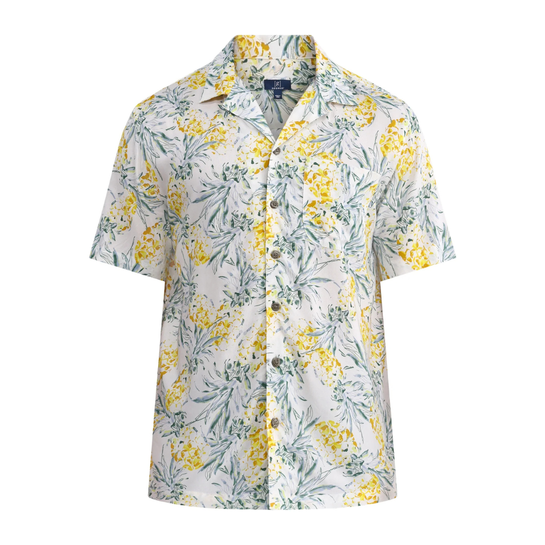 George Men's and Big Mens Camp Shirt