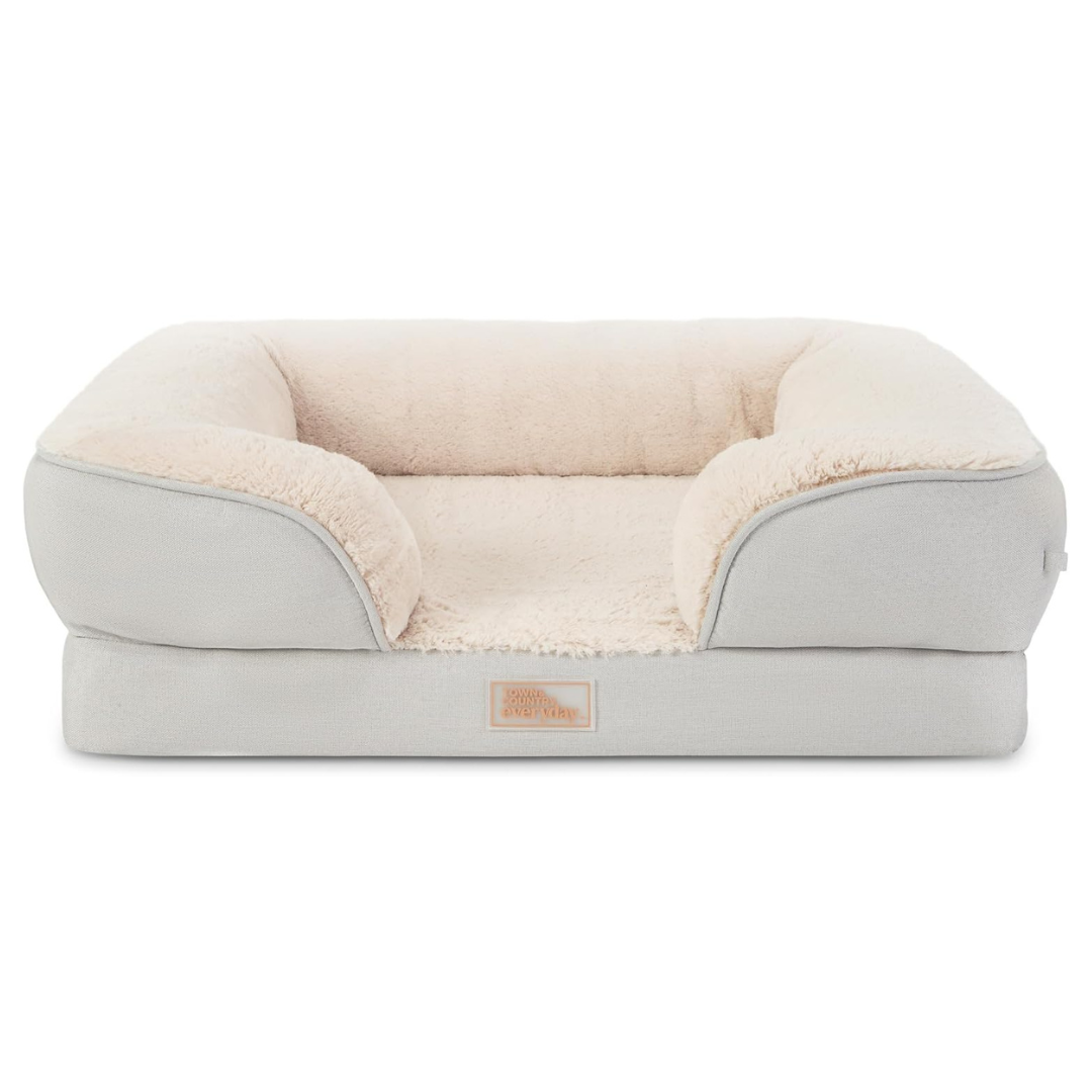 Town & Country Everyday CuddleTown Comfy Solid Bolster Sofa Pet Bed