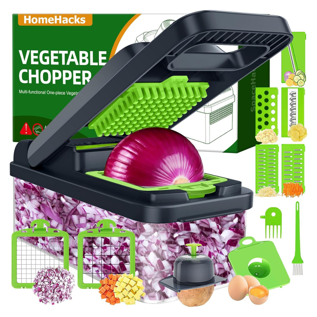 HomeHacks 12-in-1 Multi-Functional Vegetable Cutter