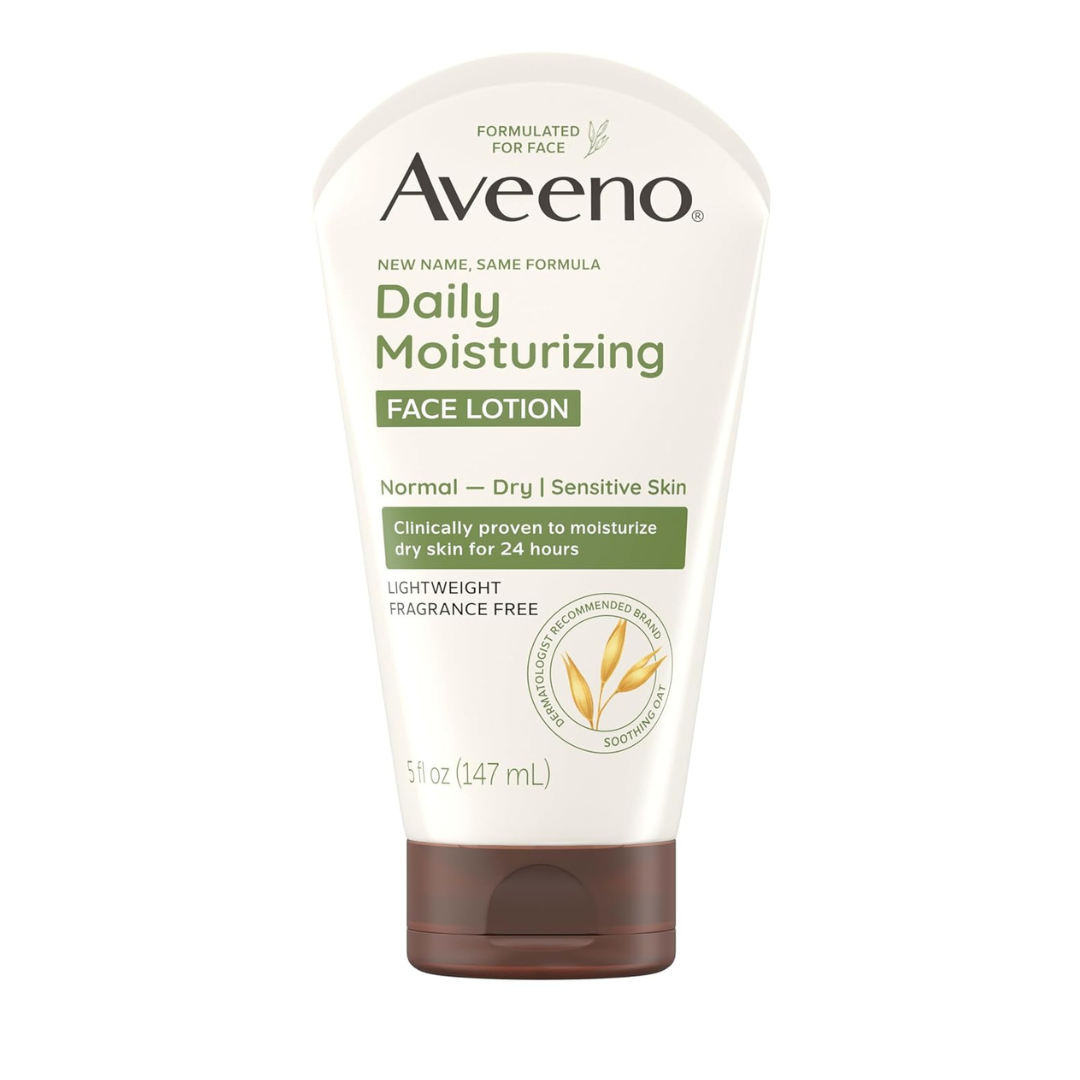 5-Oz Aveeno Daily Moisturizing Fragrance-Free Prebiotic Oat Face Cream