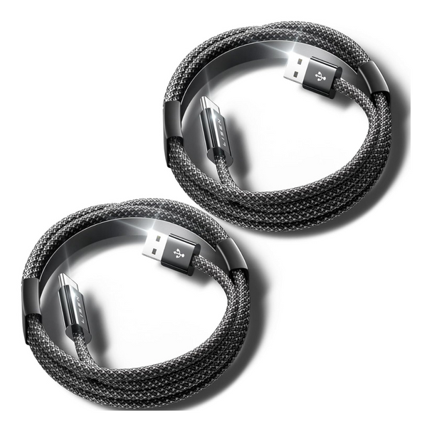 2-Pack LISEN 6.6ft USB-C To USB-C Charger Cable